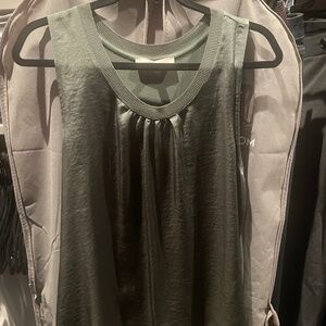 Ann Taylor LOFT Mix Media Tank Blouse